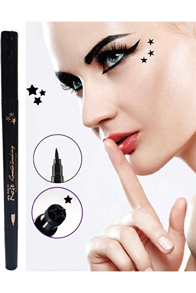 Byural Yıldızlı Eyeliner,baskılı Eyeliner,çift Taraflı Eyeliner..