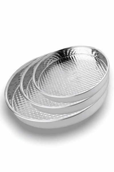 Yıldız çelik QPazar Raw Meatball Tray & Basin Set of 3