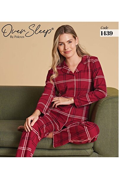 Over Sleep by Poleren Over Sleep 1439 - Σετ πιτζάμες Poleren Claret Red