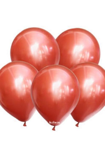 Kalisan Red Chrome Balloon 10 Pieces