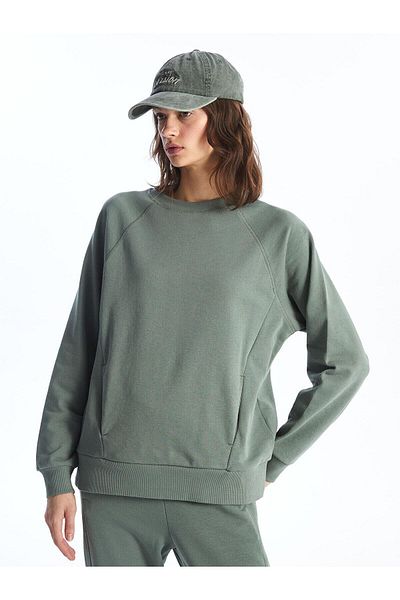 LC Waikiki Γυναικείο φούτερ LCW Vision Oversize Crew Neck