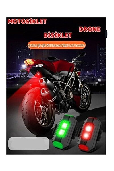 MeyZone Rgb Otomobil Motor Drone Uçak Kanadı Led Şarjlı Kablosuz Mini Led 7 R...
