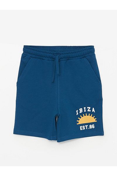 LC Waikiki Pantaloni scurți pentru băieți - LCW Kids cu talie elastică și imprimeu