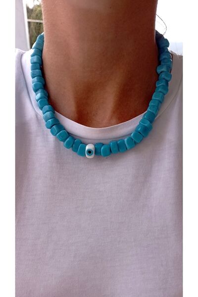 nergis collection Tasarım Bodrum Boncuk Yaz - Plaj Kolyesi