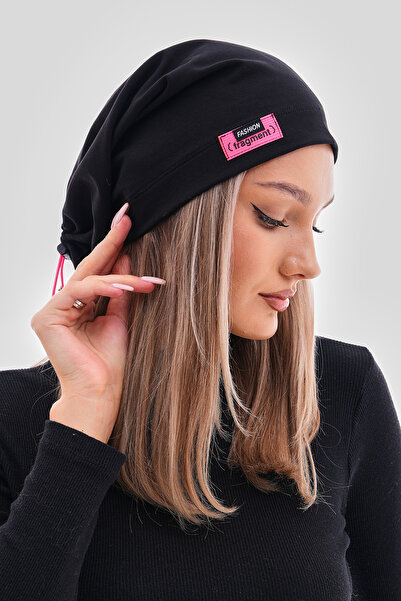 MAG FASHİON Pălărie neagră neon roz pentru femei pentru 4 anotimpuri - design...