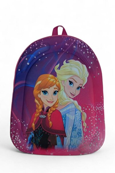 Baginn Σακίδιο πλάτης νηπιαγωγείου 3d ανάγλυφο Παιδική τσάντα νηπιαγωγείου Snow Queen Elsa