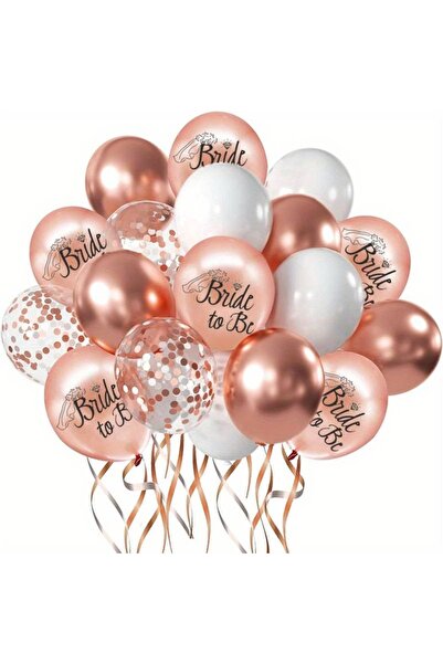 parti hediye sepeti Bride tobe bekarlığa veda konfetli balon seti