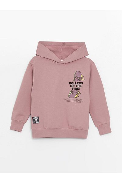 LC Waikiki Άνετο φούτερ με κουκούλα LCW Kids Boy