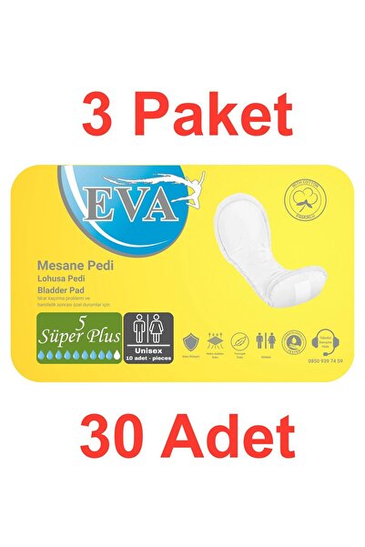 EVA Ekstra Büyük Yoğun No5 Mesane Pedi 30 Adet