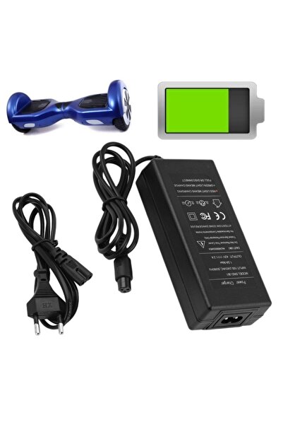 Genel Markalar Elektrikli Kaykay Şarj Adaptörü 42 Volt 2 Amper