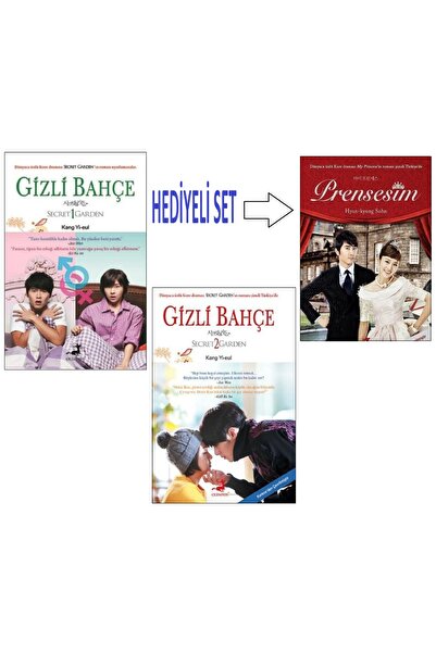 Olimpos Yayınları HEDİYELİ SET GİZLİ BAHÇE 1 + 2 PRENSESİM  KİTABI HEDİYEDİR ...
