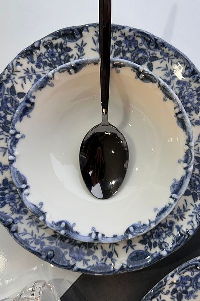 porselenden Vintage Blue 6 Persoane 14 Cm Design Special Set Bol Supă Porțelan Premium Albastru