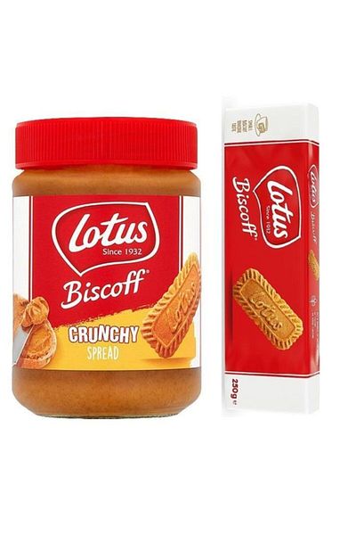 Lotus Biscoff Crunchy - 380g Spreadable Paste Biscuit Caramelized - 250g