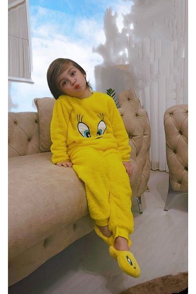 Cenanın Dolabı Plush, soft Chick Set, fleece Set, winter Children's Set, children's Plush Set