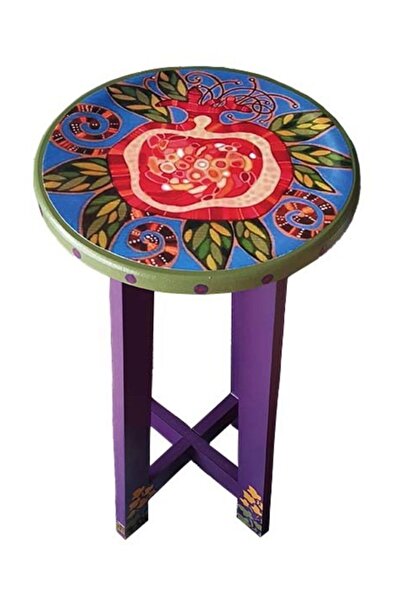 Ayshe Home Ayshehomeart  Tasarım Ahşap Tabure