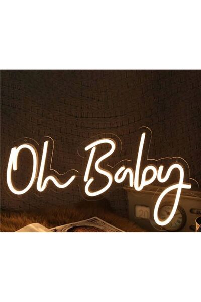 organizasyon outlet Oh Baby Neon Led Tabela