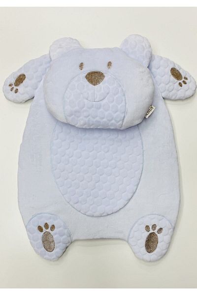Bebitof Baby Baby Boy Blue 2-Piece Figured Bottom Opening Set