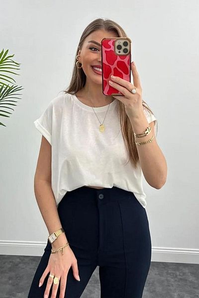 trendalisse High Waist Crepe Fabric Famous Lycra Palazzo Trousers Navy
