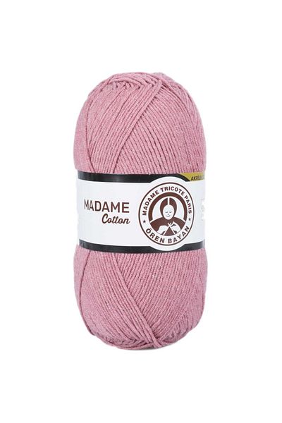Ören Bayan Madame Cotton Hand Knitting Yarn Wool 100 Gr 024 Dusty Rose