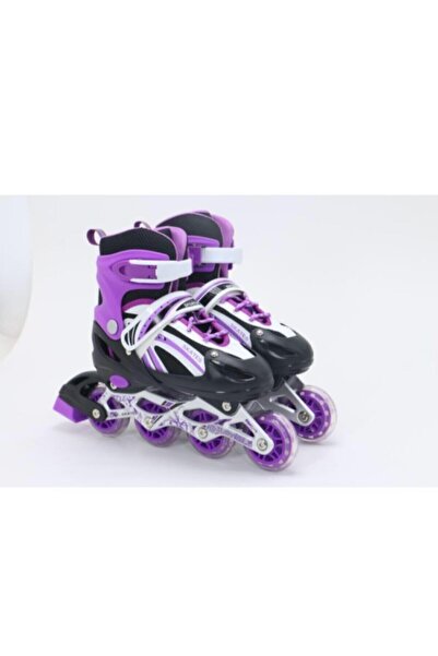 SEÇ ARABUL Purple Double Row Adjustable Practice Skates HP8136-2/purple