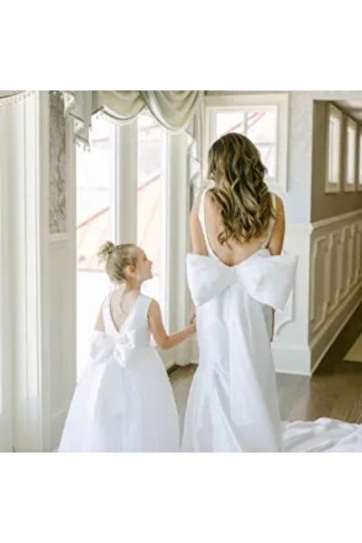 FancyCakekids Incili Tüllü Kız Çocuk Düğün Özel Gün Elbise