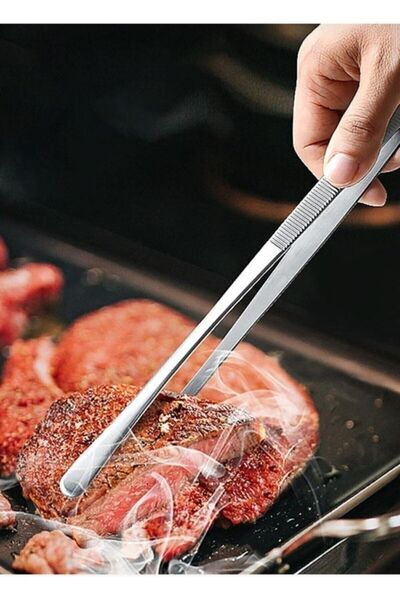 healthy village since 1991 Profesyonel Şef Cımbızı & Pratik & Şık Tasarım 30 cm