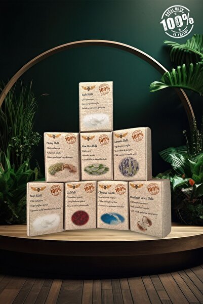 Heriya صابون الجمال مصنوع يدويًا من ألياف اليقطين ومستخلص الأرز الطبيعي