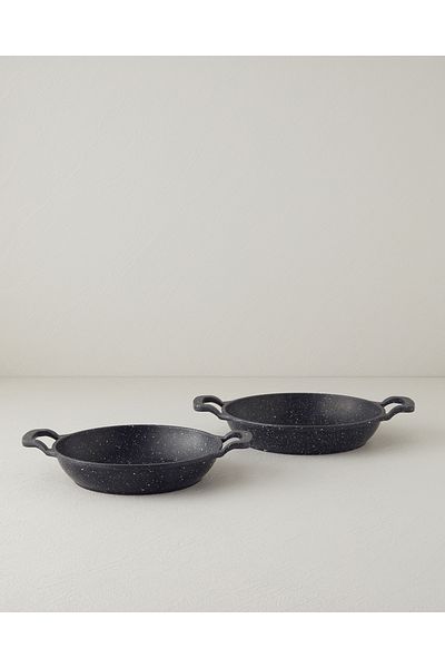 English Home Sofia Aluminum 2-piece Black Pan Set - 18-20 cm