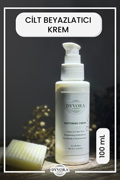 DYVORA COSMETICS Cilt Beyazlatıcı Leke Karşıtı Nemlendirici Yüz ve Vücut Krem...