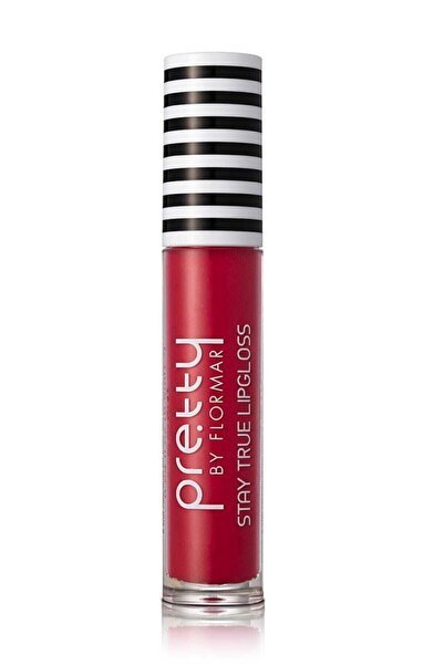 Flormar Ruj - Pretty By Stay True Lipgloss Flame 8690604462650