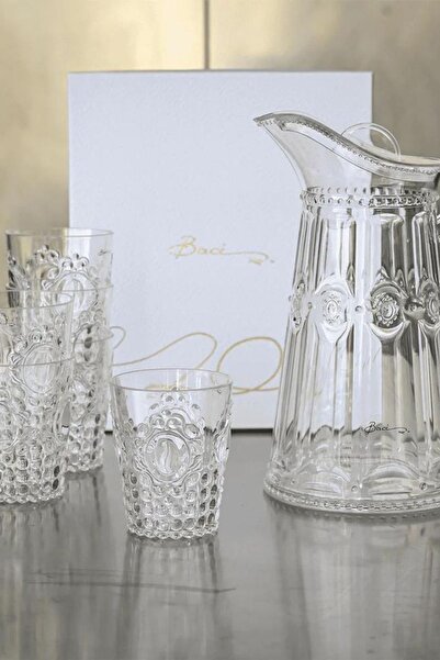 Baci Milano Baroque Rock Su Bardağı Şeffaf