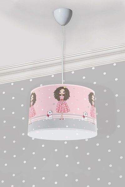 Bebişim Halı Princess Girl Bi202 Children's Room Pendant Chandelier