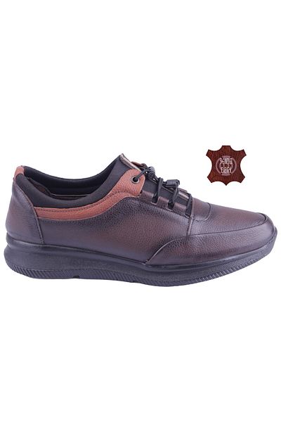 DETECTOR Εσωτερικά και εξωτερικά Γνήσιο δέρμα Full Orthopedic Comfort Gel Σόλα Casual Ανδρικά Παπούτσια