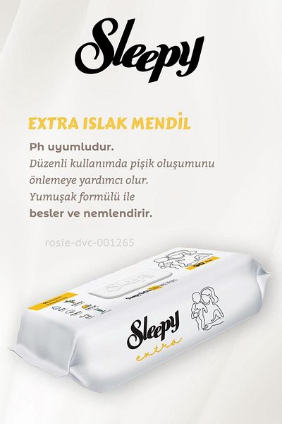 Sleepy Sleepy Extra 90's Wet Baby Towels - BUY 7 GET 6 ROSIE