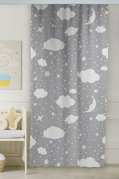 CAPRİCE HALI Caprice Bulutlu 70x260 Cp50 Çocuk Çift Kanatlı Çocuk Odası Fon P...