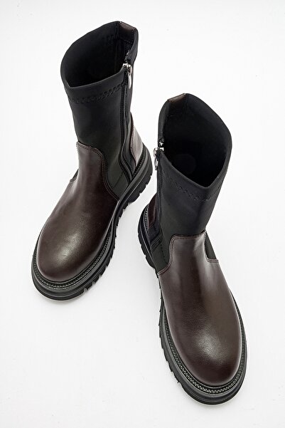 LuviShoes ALİAS Καφέ Γυναικείες Μπότες Scuba