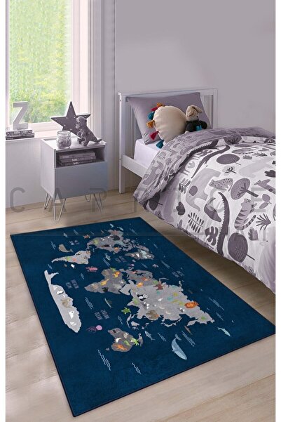 CAPRİCE HALI Eğitici Haritalı Çocuk Odası Halısı