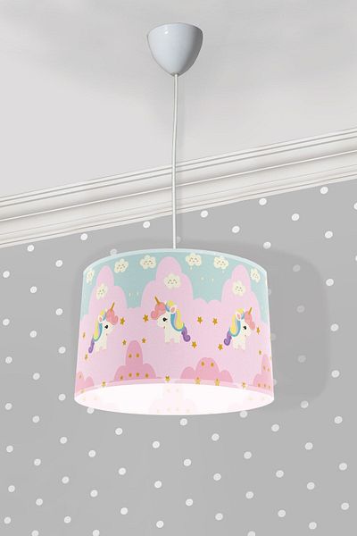 Bebişim Halı Cute Unicorn Children's Room Pendant Chandelier