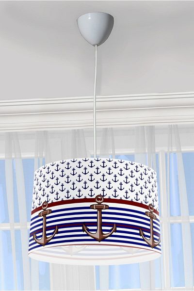 CAPRİCE HALI Children's Room - Sailor Anchor, Pendant Chandelier