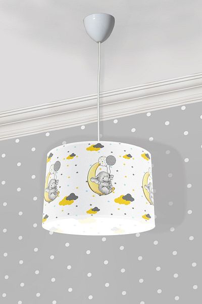 Bebişim Halı Cute Teddy Bear Children's Room Pendant Chandelier