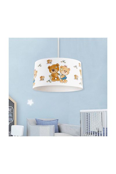 CAPRİCE HALI Children's Room - Chandelier with Teddy Bear and Pendant