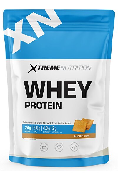 Xtreme Nutrition 512 g Whey Protein Powder - Biscuits - 16 Serving (5g Bcaa +4G Glutamine +2G Creatine) with Shaker Gift