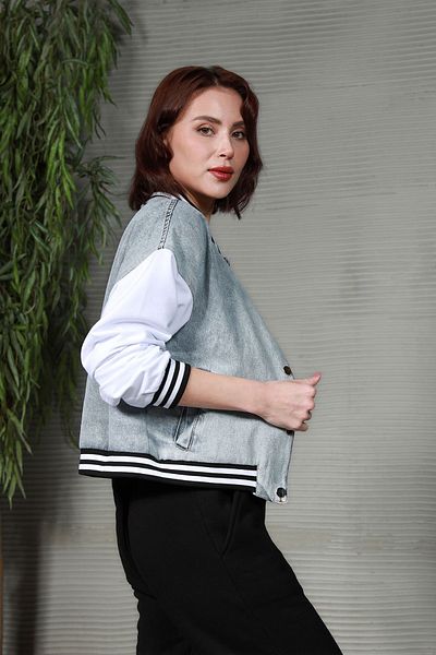 GİYSA 3ip Denim Coat - Women's, Non-Raised Sleeves