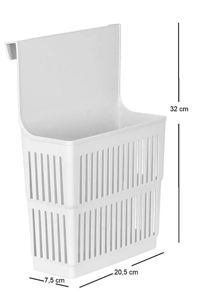 Hilamingo Home 2 τεμάχια κρεμαστή ντουλάπα Organizer καλάθι ράφι Organizer πολλαπλών χρήσεων Organizer θήκη απορρυπαντικού σαμπουάν