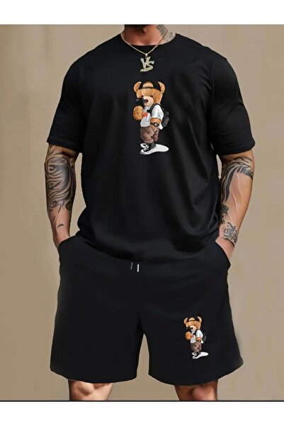 CAST COLLECTİON Crni medved Sa deznom set muških šortsa