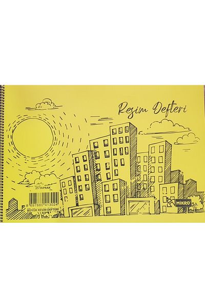 Mikro دفتر صور حلزوني 25 ورقة - غطاء بلاستيكي 35 × 50 سم