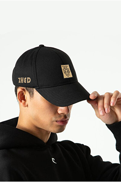 zhed Arkası Cırtlı Ayarlanabilir Unisex Spor Şapka Siyah