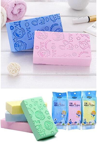 KRM HOME Bebek Banyo Süngeri Ve Çocuk Banyo Lifi Ve Süngeri, Bebek Yıkama Süngeri