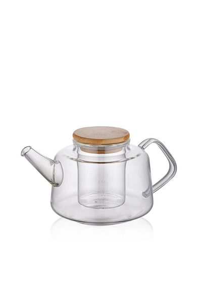 The Mia Bamboo Lid with Strainer Teapot 600 ml