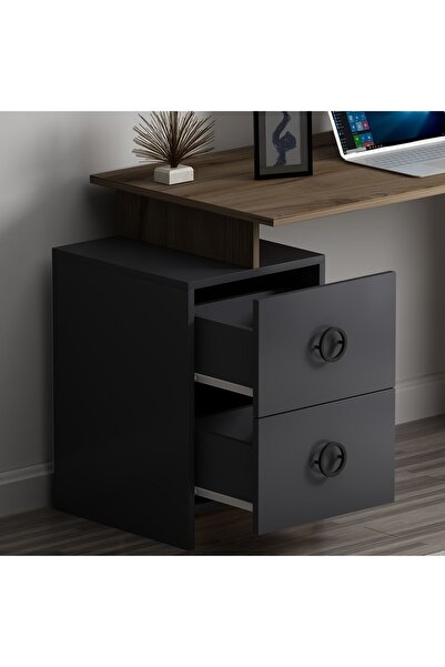 İNARCH DİZAYN Sera Çm003 Çalışma Masası Antrasit - Çırağan